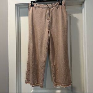 Women's Blush Pink Wide Leg Jeans Size 11/30